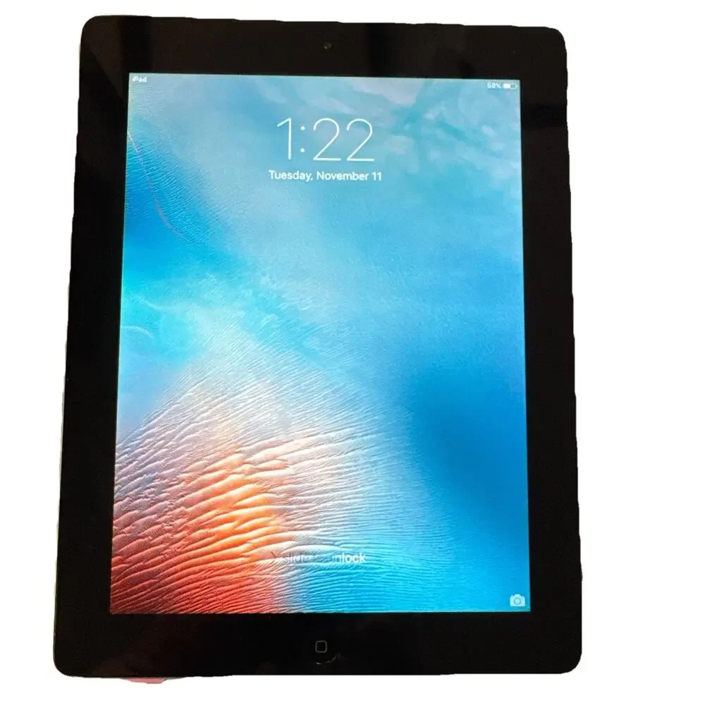 Apple iPad 2 A1395 16GB Wi-Fi 9.7in Silver Tested Working
